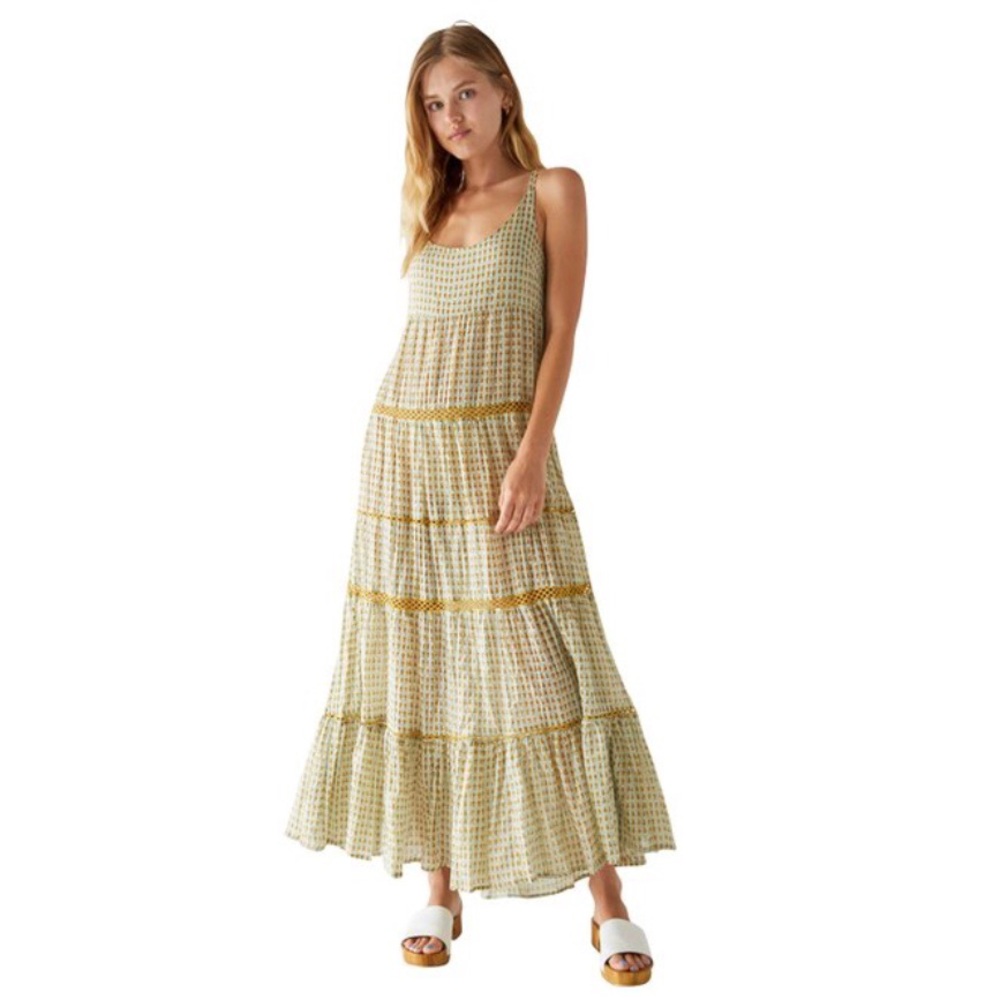 Free People Midnight Dance Maxi Slip Dress